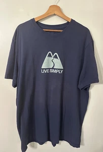 Herren Patagonia T-Shirt Mountain Live Simply Logo Größe XXL Blau Regular Fit - Bild 1 von 8