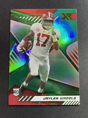 2021 Chronicles Xr Draft Picks Green Jaylen Waddle RC Miami Dolphins #185 - Image 1 of 2
