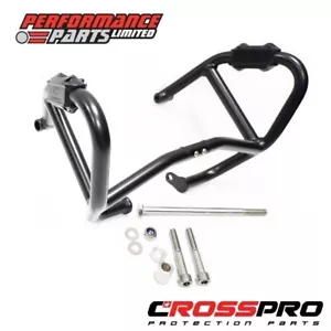 Gas Gas ES700 2025 25 CrossPro Gloss Black Aluminium Crash Bars - Picture 1 of 7
