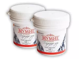Bálsamo de montaña Mumijo Altai 2 x 50 g pasta limpia Shilajit Mumio momia - Imagen 1 de 4