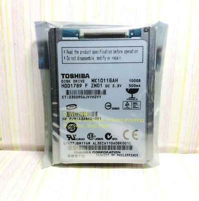Toshiba 100GB,Internal,4200 RPM,4.57cm (1.8") (MK1011GAH) CE Notebook hard drive - Image 1 of 3