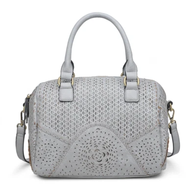 Bolso de Mano Bandolera Grande BKE Moda Luxe Bristol Gris Azul Nuevo con Etiquetas Foto 1 de 4