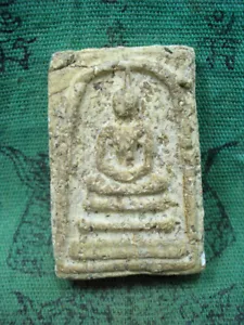 Talismán templo Phra Somdej Toh Pim Yai Wat Rakang antiguo amuleto de Buda tailandés - Imagen 1 de 4