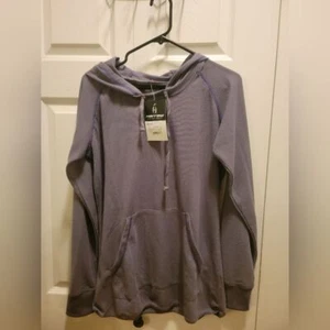 Gray Long Sleeve Hoodie w/front pockets Size XL - Picture 1 of 9