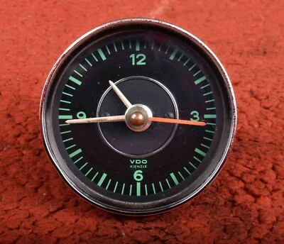 Porsche 911 Early Green Face Clock Gauge Dated 6/66 1963-1967 Not Working - Image 1 of 4