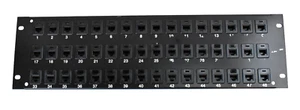 Piastra pannello jack alimentazione 48 porte TNT CAT5E 015-048-RJ45 19 x 5-1/4" rack - Foto 1 di 5