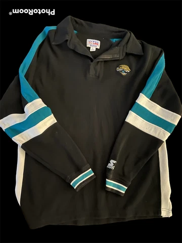 Vintage Starter NFL Pro Line Jaguars 1/4 Zip Up Pullover Sweater Men’s Large Cover