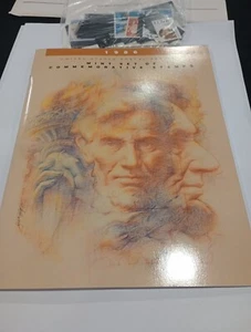 USPS 1986 como nuevo conjunto de sellos conmemorativos con folleto  - Imagen 1 de 8