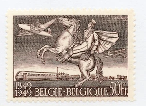 Belgium C12 MNH 1949 Airmail 50fr set CV $52.50 - Picture 1 of 1