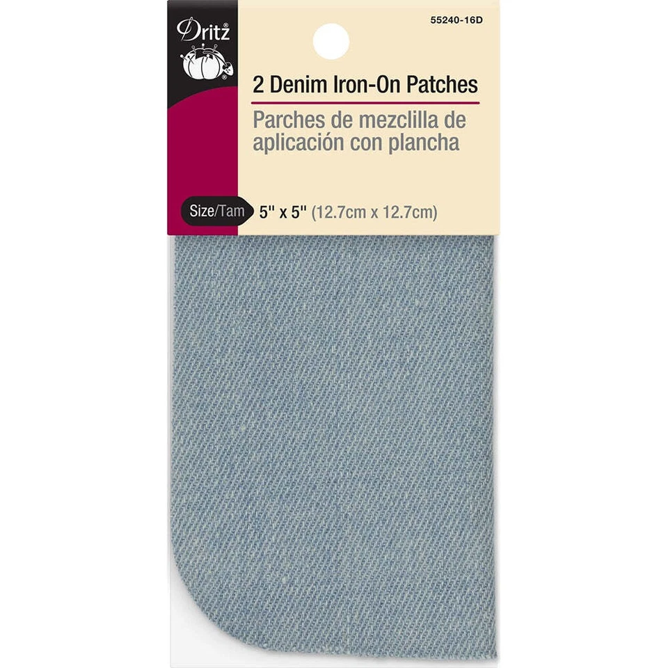 Dritz Denim Iron-On Patch - 2pk - Image 1 of 1