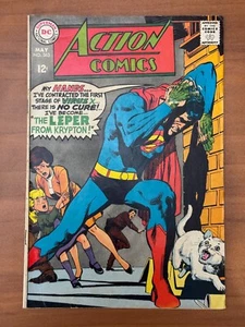 Action Comics DC Comic Nr. 363 Mai 1968 FN Superman der Aussätzige aus Krypton - Bild 1 von 5