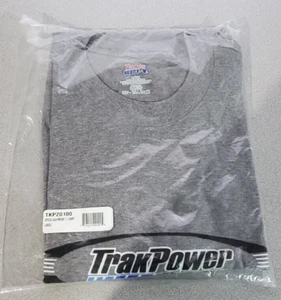 Vintage Trakpower RC Racing Team T-Shirt Adult Size LG Large Gray - Picture 1 of 3