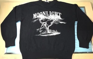 Moonlight Mansion Sweater M'MANSION Black Knit Pullover Size Large - Picture 1 of 7