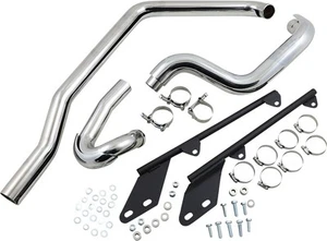 Bassani Xhaust Power Curve True-Dual Crossover Header Pipes Chr FLST 1340 87-89 - Picture 1 of 1
