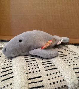NWT Ty Beanie Baby Manatee Manny - Picture 1 of 1