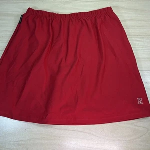 Falda de cancha Nike para mujer S roja vintage Y2K tenis Skort logotipo atlético Dri-Fit - Imagen 1 de 10