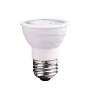 USHIO 7W PAR16 LED E26 Narrow Flood 25 3000K Warm White Light Bulb - 50w equiv. - Picture 1 of 3