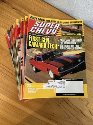 Lot Of Super Chevy Magazines 2003-2004 Lot Of 12 Foto 1 de 4