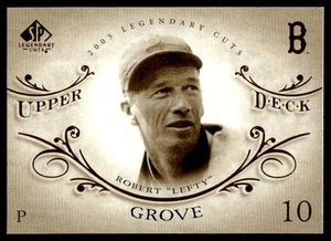2005 SP Legendary Cuts Lefty Grove Boston Red Sox #47 - Picture 1 of 2