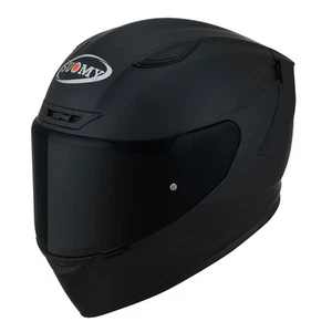 Suomy Track-1 Matte Black Helmet size Large - Picture 1 of 9