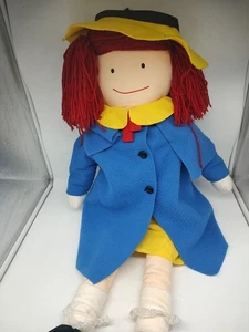 Vintage 1990 Eden Madeline Plüsch 33 Zoll Puppe kariertes Kleid Plüschpuppe - Bild 1 von 8
