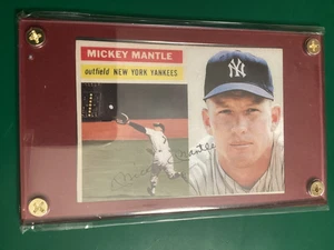 1956 Topps Style Mickey Mantle Variation Card NY Yankees - Bild 1 von 4