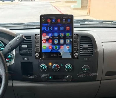 9.7" For 2007-2013 GMC Sierra 1500 2500 3500 Car Radio Stereo Android15 GPS Navi Foto 1 de 4