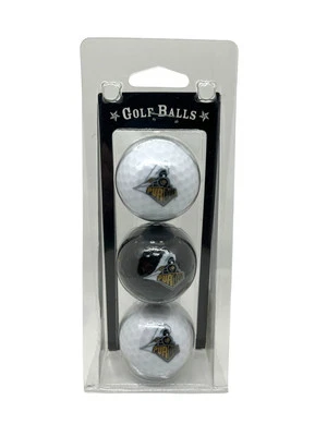 Purdue Boilermakers Golf Ball 3-Pack Officially Licensed NEW Golf Balls - Image 1 of 2