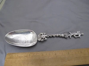 CUCHARA DE BAUTIZO HOLANDESA de plata - 1706 original - alterada - TAL CUAL - Imagen 1 de 8