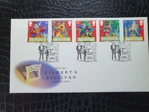 FDC - 1992 - GILBERT & SULLIVAN - PORTADA DEL PRIMER DÍA SIN DIRECCIÓN - #1565 - Imagen 1 de 1
