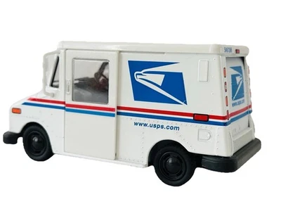 Kinsfun USPS LLV United States Postal Service Delivery Toy Truck 1:36 Pull Back - Image 1 of 4