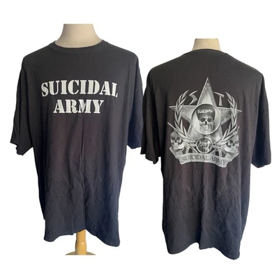SUICIDAL TENDENCIES ARMY Official Men's Vintage 90s Venice Punk T-Shirt Size 3XL - Image 1 of 4
