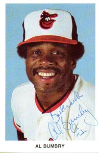 AL BUMBRY - Baseballspieler / Baltimore Orioles - Autogrammfoto - Bild 1 von 1