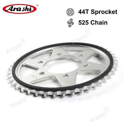 Arashi 525 Pitch 44T Rear Sprocket For Kawasaki Z900 ZR900 /ABS 2017 2018 2019 - Image 1 of 4