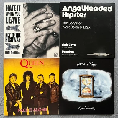 Vinyl 7" Record Lot Singles: Quieen, Nick Cave, Eddie Vedder + 3 More GREAT GIFT Foto 1 de 4