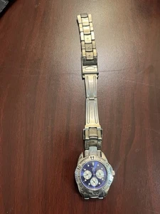 Fossil blue watch stainless steel Fossil Blue FS 2618 - For Repair - Picture 1 of 5