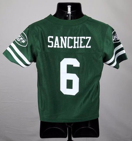 New York Jets Jersey Toddler 2T Mark Sanchez #6 Green Jersey New Cover