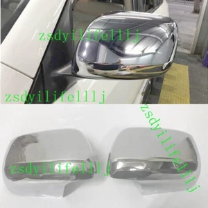 2x For Toyota Land Cruiser LC200 2008-2011 Front Rearview Mirror ABS Silver Trim - Bild 1 von 2