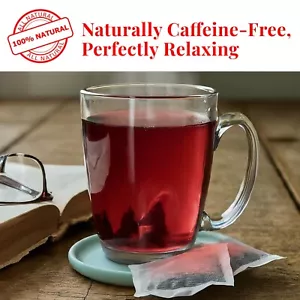 75 Hibiscus Tea Bags, Hibiscus Tea with Ginger, Herbal Tea, Perfect For Iced Tea - Picture 1 of 7