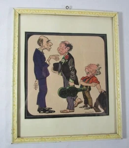 Duncan Macpherson gerahmter kanadischer redaktioneller Cartoon-Druck - Bild 1 von 2