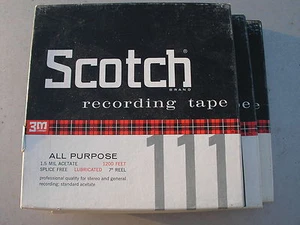 Gebrauchtes Scotch 102 Allzweck Profi Qualität Tonband 1200 Fuß Menge 2 - Bild 1 von 1