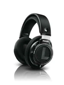 Philips SHP9500 HiFi Precision Stereo Over the Ear Headphones Black Open Back - Picture 1 of 5