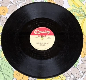 Mac Curtis - 78 RPM Shellac - If I Had Me A Woman - Quality King - Picture 1 of 7