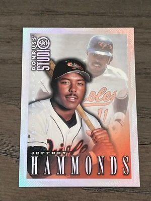 1998 Donruss Studio Proofs Jeffrey Hammonds #51 Baltimore Orioles /1000 - Image 1 of 2