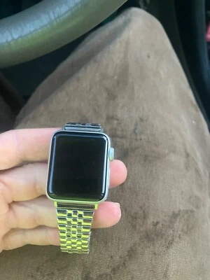 Apple Watch Series 3 38mm Space Gray Aluminum Case with Black Sport Band... - Image 1 of 2