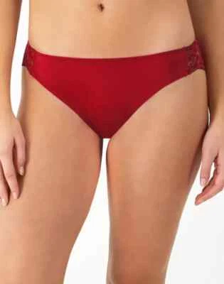 Roupa íntima tanga Maidenform Comfort Devotion renda traseira cor impulso vermelho tamanho 8 - Imagem 1 de 4