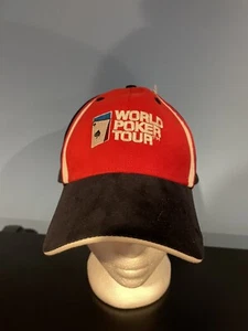Oficial World Poker Tour Sombrero Gorra Tarjetas Picas Béisbol Negro Rojo Blanco Nuevo con Etiquetas - Imagen 1 de 11