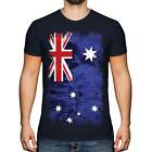 AUSTRALIA GRUNGE FLAG MENS T-SHIRT TEE TOP AUSTRALIAN SHIRT FOOTBALL JERSEY GIFT