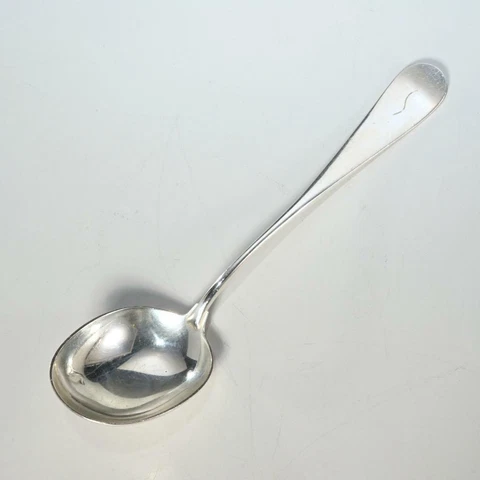 Anton Michelsen Denmark Classic Solid Sterling Serving Spoon 10.5" Vintage Cover