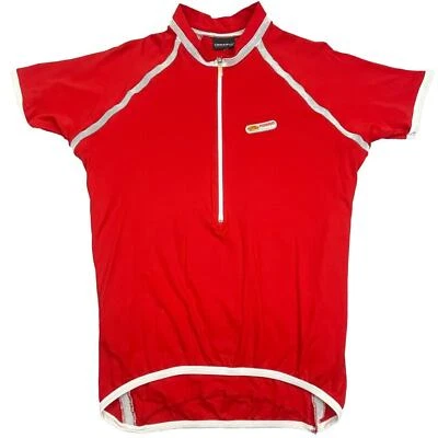 复古 Cannondale Castelli Rosso Techno 骑行服 90 年代 XXL 码 — 第 1/4 张图片